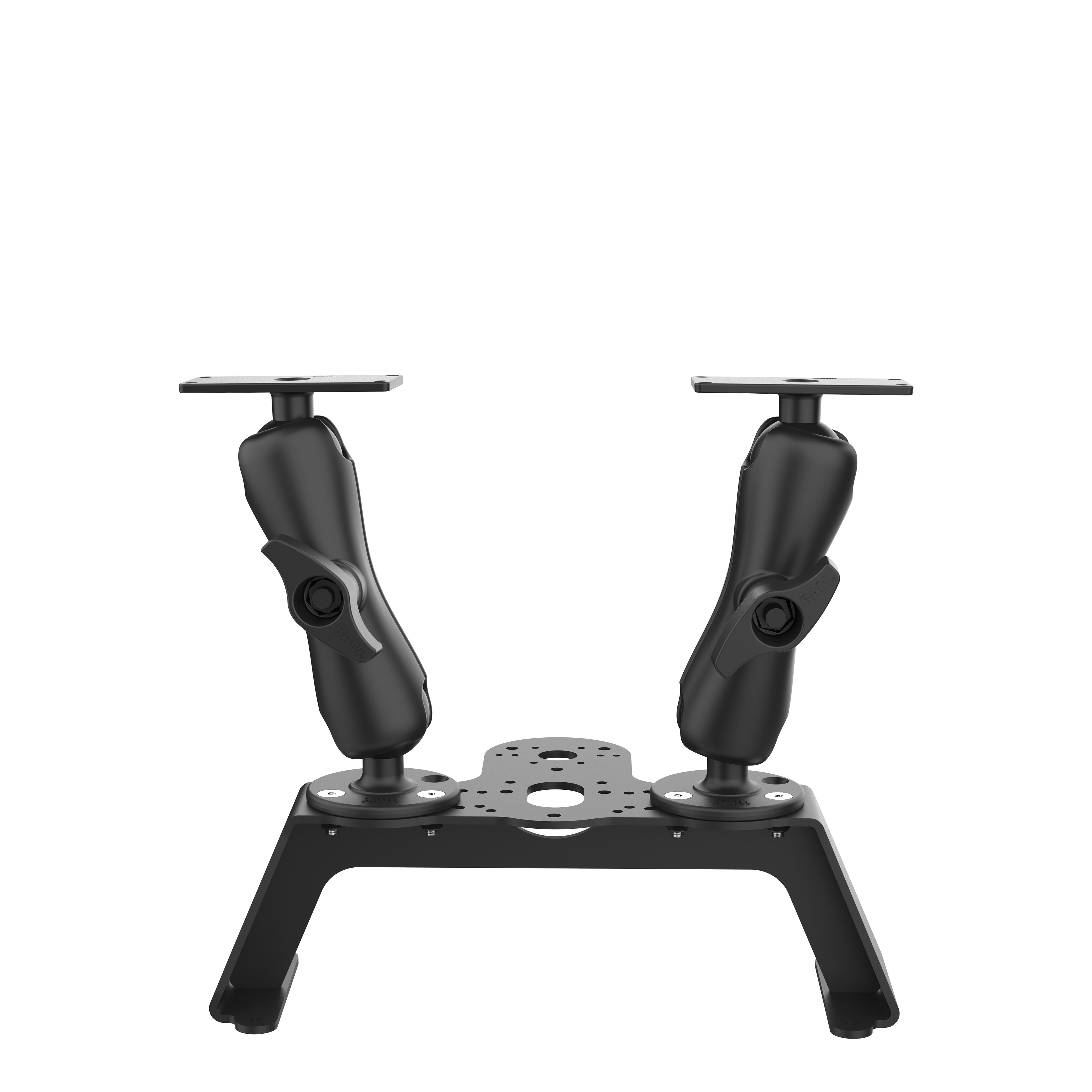 RAM Visvinder Dekset met Dubbele Humminbird Helix 8-10 & XPLORE Montage - RAM Mounts RAM-FF1-D-202-25-202-2 afbeelding 2