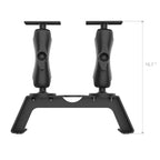 RAM Visvinder Dekset met Dubbele Humminbird Helix 8-10 & XPLORE Montage - RAM Mounts RAM-FF1-D-202-25-202-2 afbeelding 3