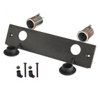 RAM tough box 2 gezichtsplaat met twee 12v aanstekeraansluitingen - RAM Mounts RAM-FP2-CIG2