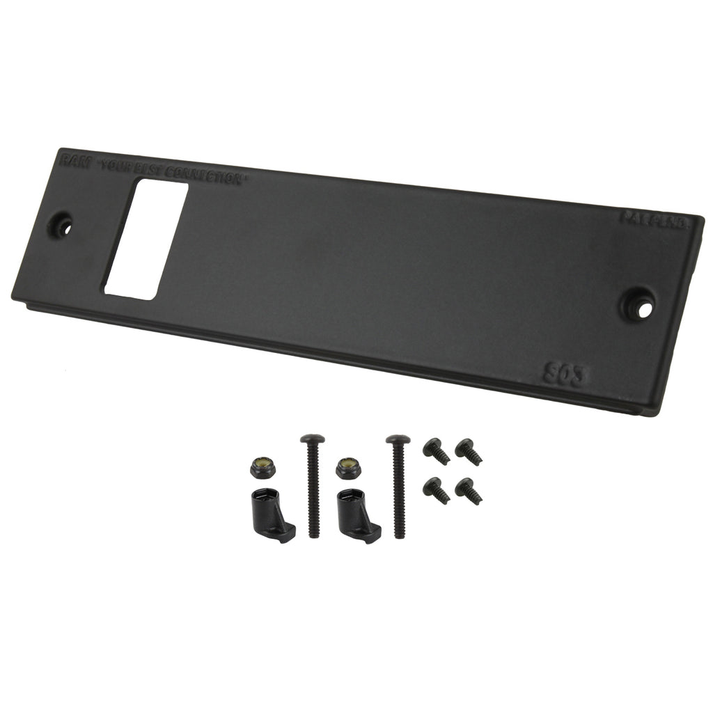 RAM tough box 2 gezichtplaat met n schakelaar poort - RAM Mounts RAM-FP2-S1L-0830-1450