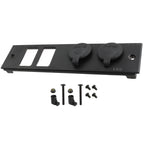RAM Tough-Box™ 2" gezichtsplaat met twee schakelaarpoorten en 12V-contactdozen - RAM Mounts RAM-FP2-S2L-0830-1450-CIG2 afbeelding 1