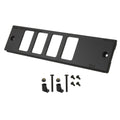 RAM tough box 2 faceplate met vier schakelaar poorten - RAM Mounts RAM-FP2-S4L-0830-1450