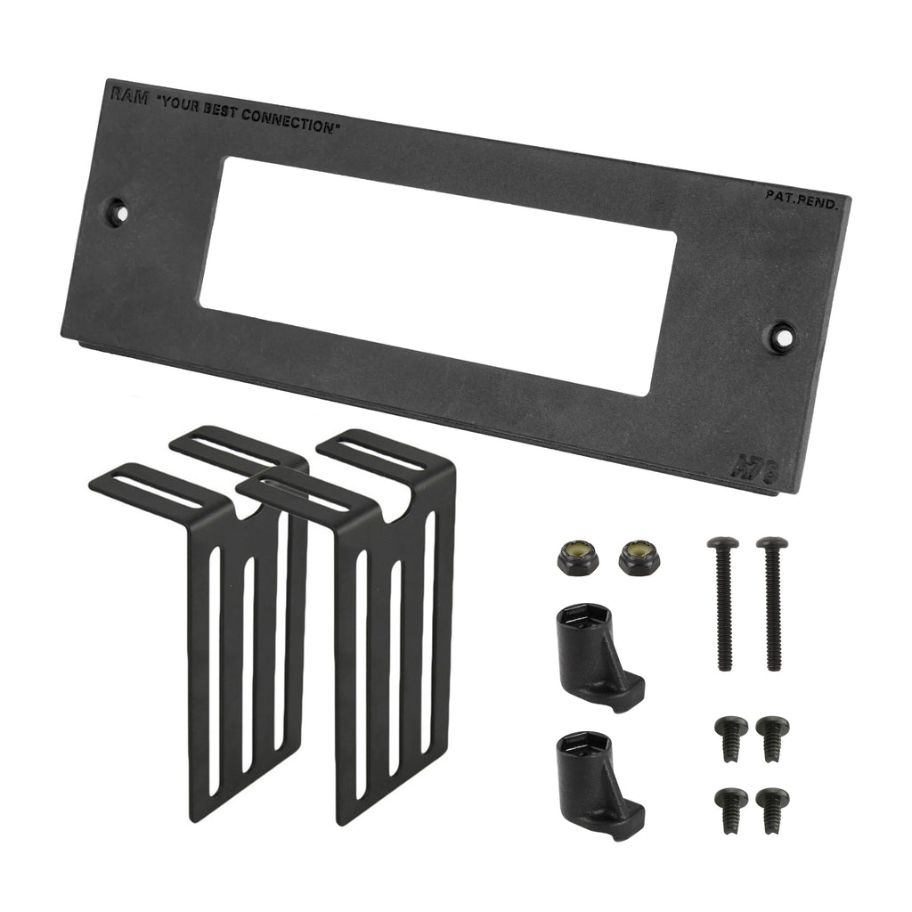 RAM tough box 3 aangepaste frontplaat voor 52 x 163 apparaten - RAM Mounts RAM-FP3-5200-1630