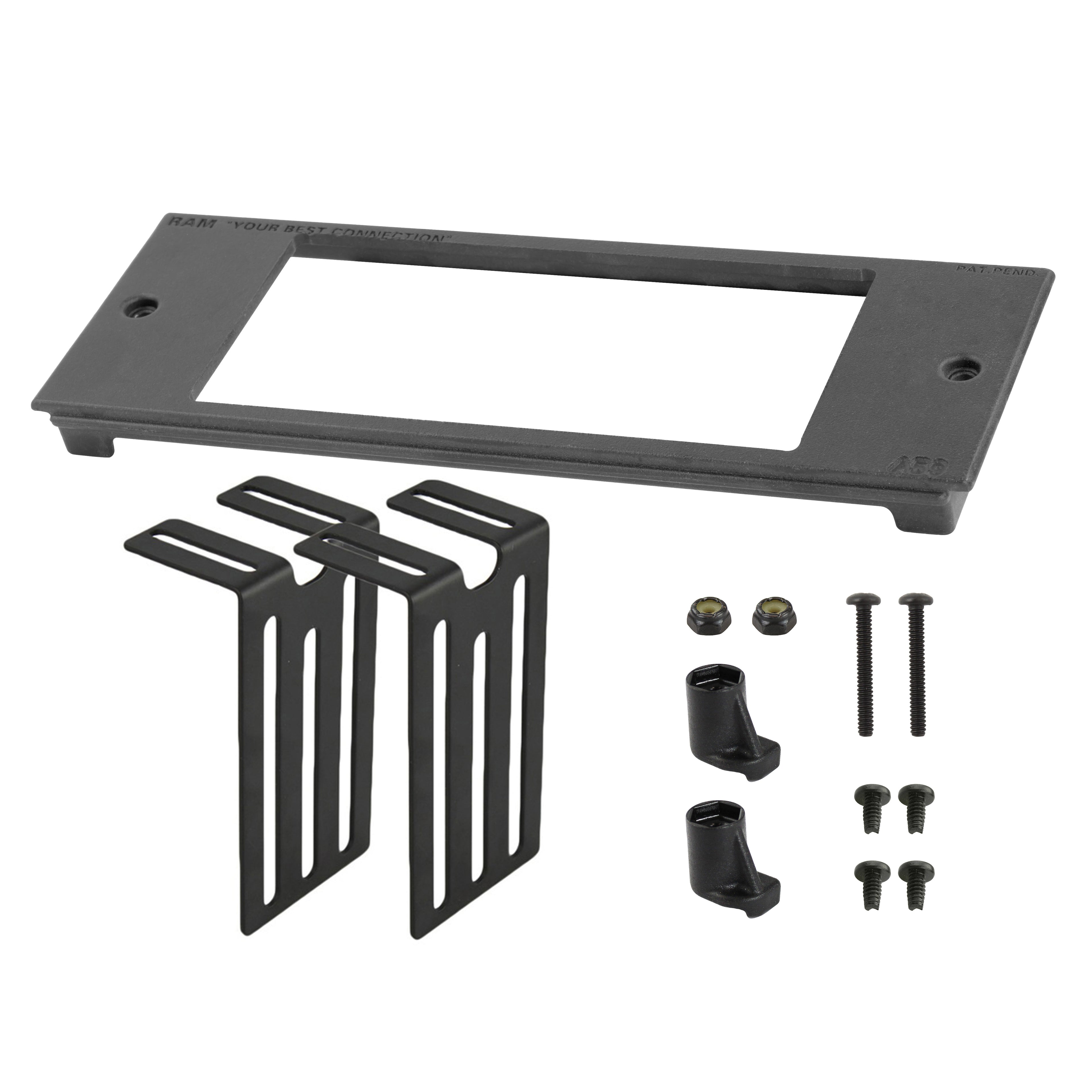 RAM Tough-Box™ 3" Aangepaste voorzijde voor 5,5" x 2,5" apparaten - RAM Mounts RAM-FP3-5500-2500 afbeelding 1