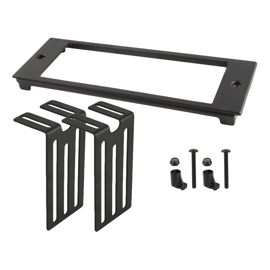 RAM Tough-Box™ 3" Aangepaste frontplaat voor 5,91" x 1,89" apparaten - RAM Mounts RAM-FP3-5910-1890 afbeelding 1