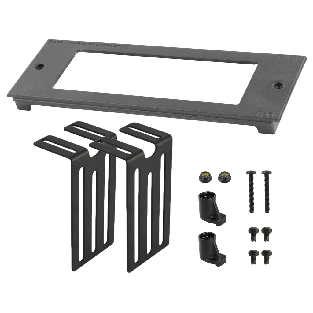 RAM tough box 3 aangepaste frontplaat voor 591 x 197 apparaten - RAM Mounts RAM-FP3-5910-1970