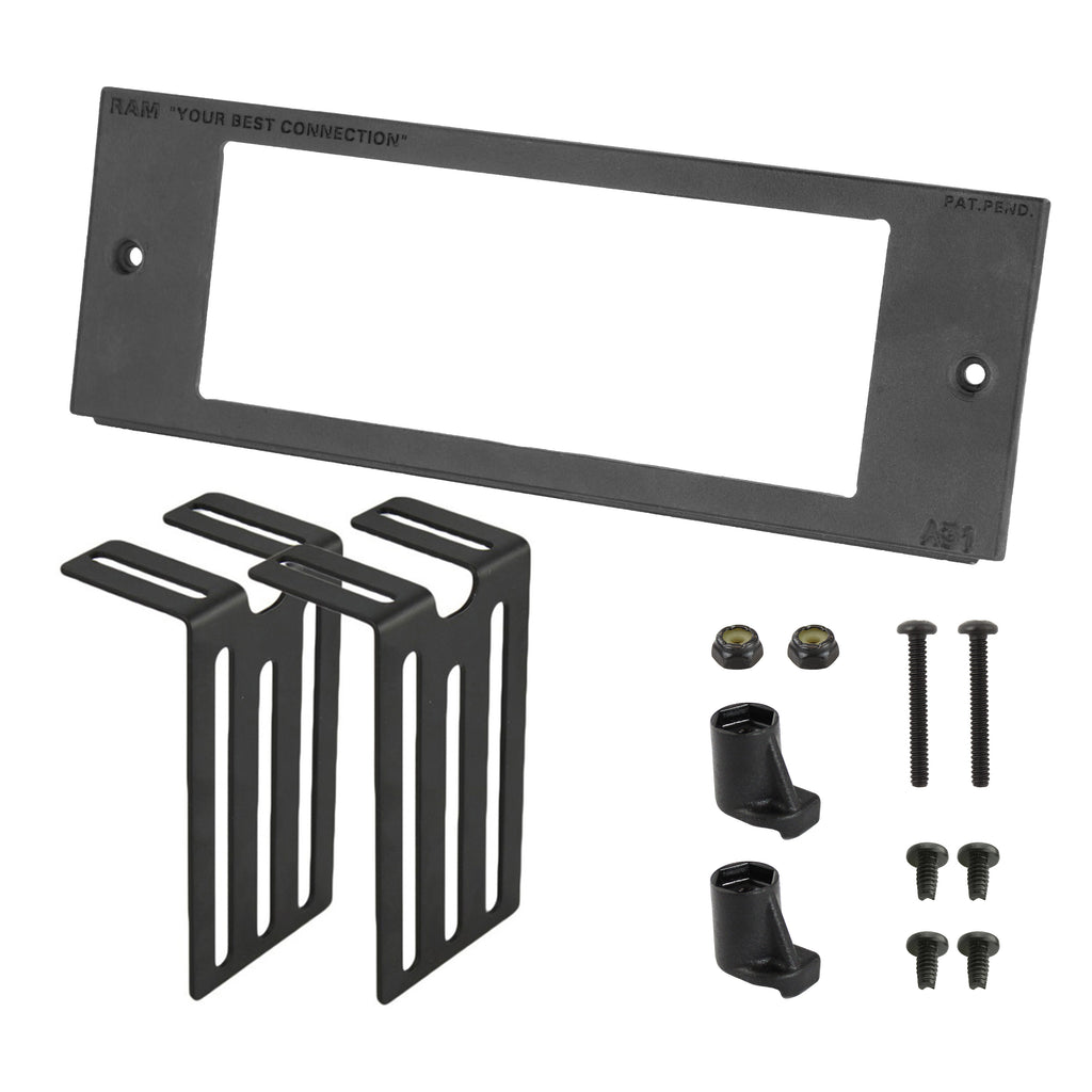 RAM Tough-Box™ 3" Aangepaste Voorplaat voor 6" x 2.25" Apparaten - RAM Mounts RAM-FP3-6000-2250 afbeelding 1