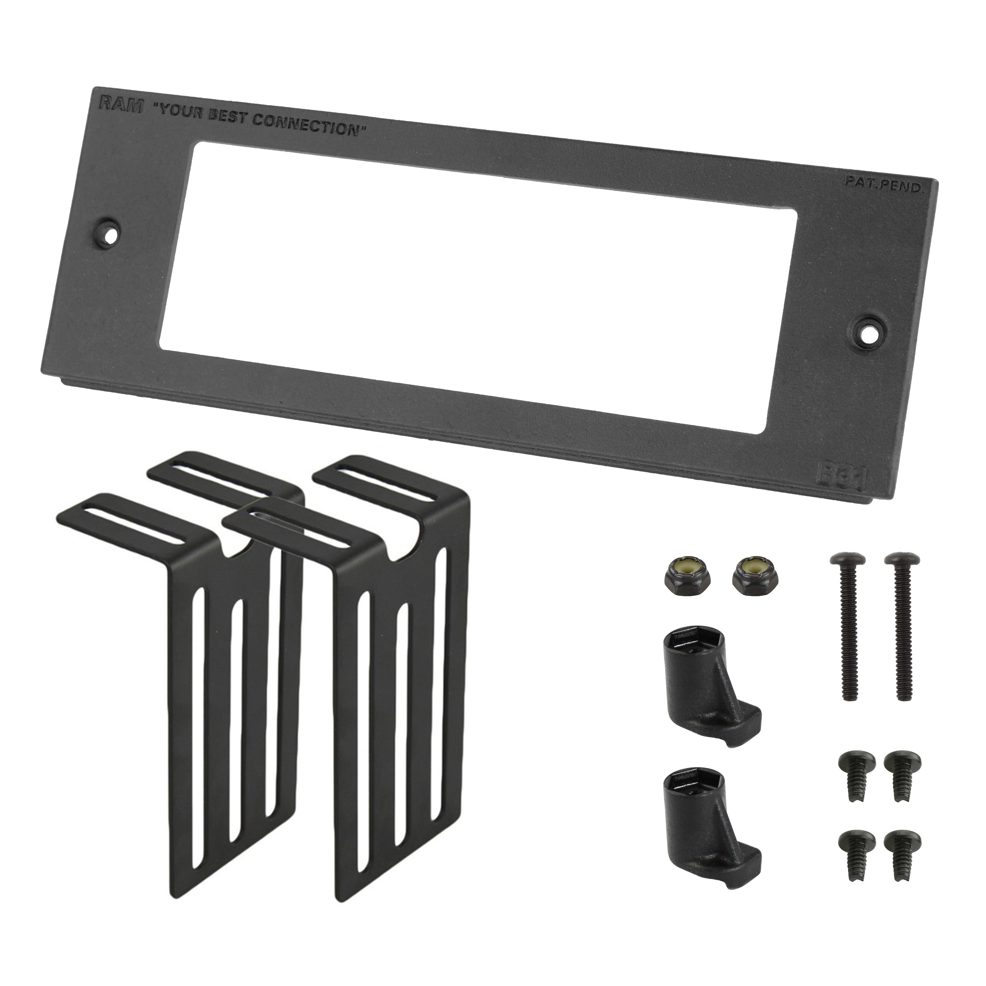 RAM tough box 3 aangepaste voorzijde voor 606 x 206 apparaten - RAM Mounts RAM-FP3-6060-2060