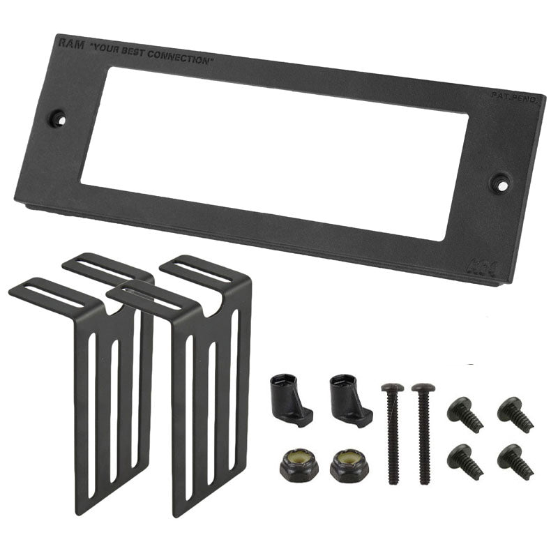 RAM tough box 3 aangepaste frontplaat voor 625 x 2 apparaten - RAM Mounts RAM-FP3-6250-2000