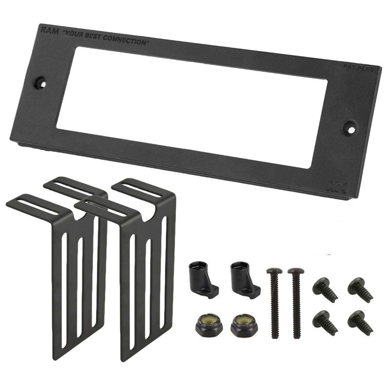 RAM Tough-Box™ 3" Aangepaste Frontplaat voor 6.25" x 2" Apparaten - RAM Mounts RAM-FP3-6250-2000 afbeelding 1