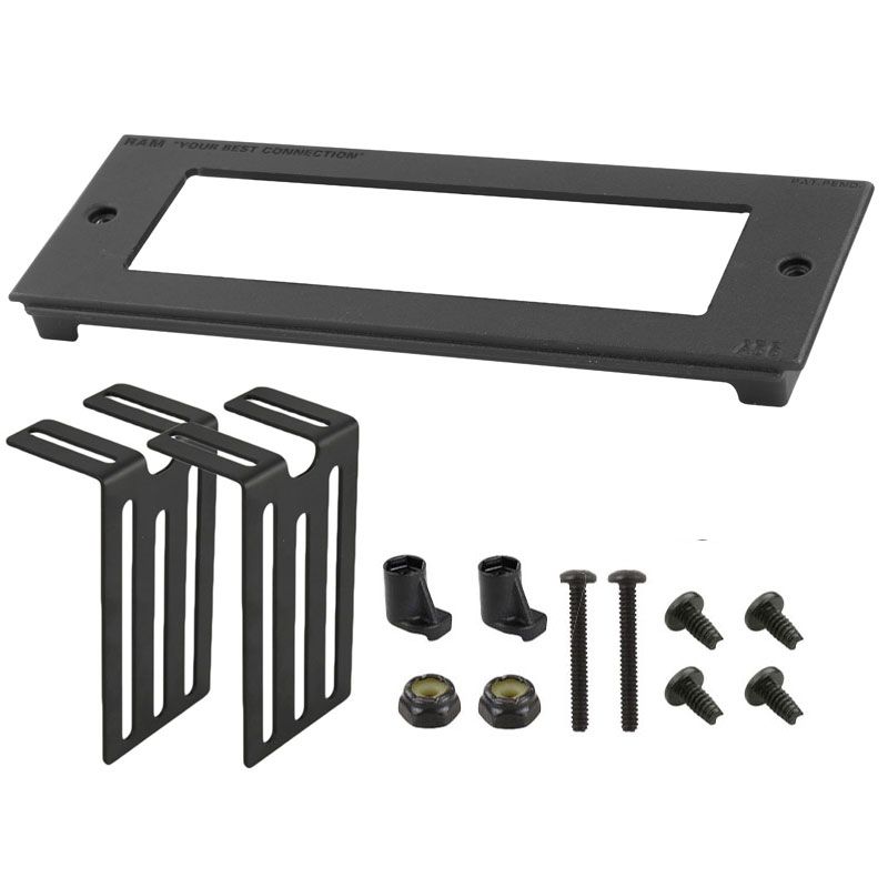 RAM Tough-Box™ 3" Aangepaste Frontplaat voor 6.3" x 1.77" Apparaten - RAM Mounts RAM-FP3-6300-1770 afbeelding 1