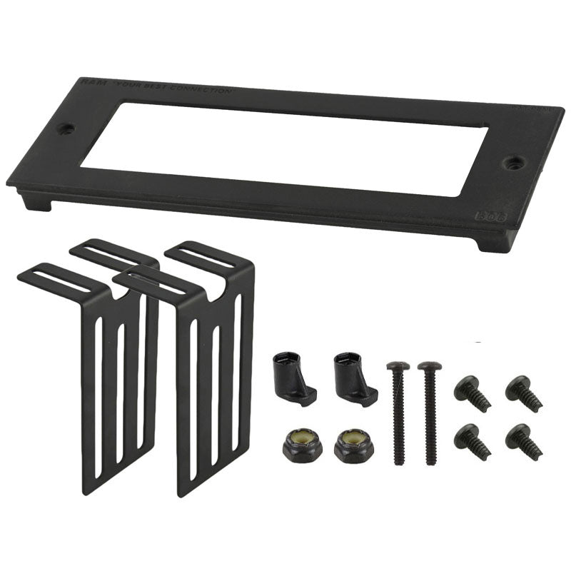 RAM tough box 3 aangepaste frontplaat voor 6375 x 1813 apparaten - RAM Mounts RAM-FP3-6375-1813