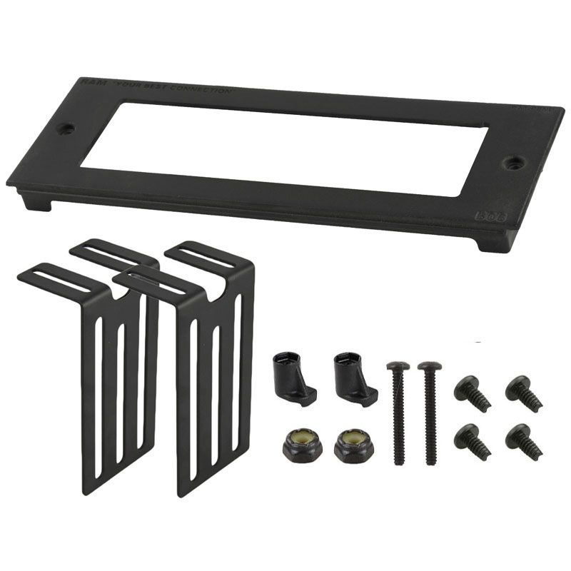 RAM Tough-Box™ 3" Aangepaste Frontplaat voor 6.375" x 1.813" Apparaten - RAM Mounts RAM-FP3-6375-1813 afbeelding 1