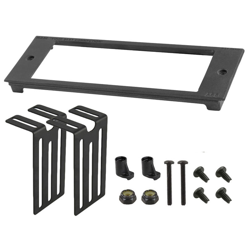 RAM tough box 3 aangepaste frontplaat voor 65 x 244 apparaten - RAM Mounts RAM-FP3-6500-2440