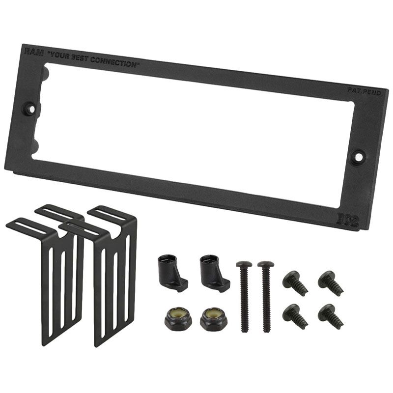 RAM Tough-Box™ 3" Aangepaste Frontplaat voor 7.2" x 2.2" Apparaten - RAM Mounts RAM-FP3-7200-2200 afbeelding 1