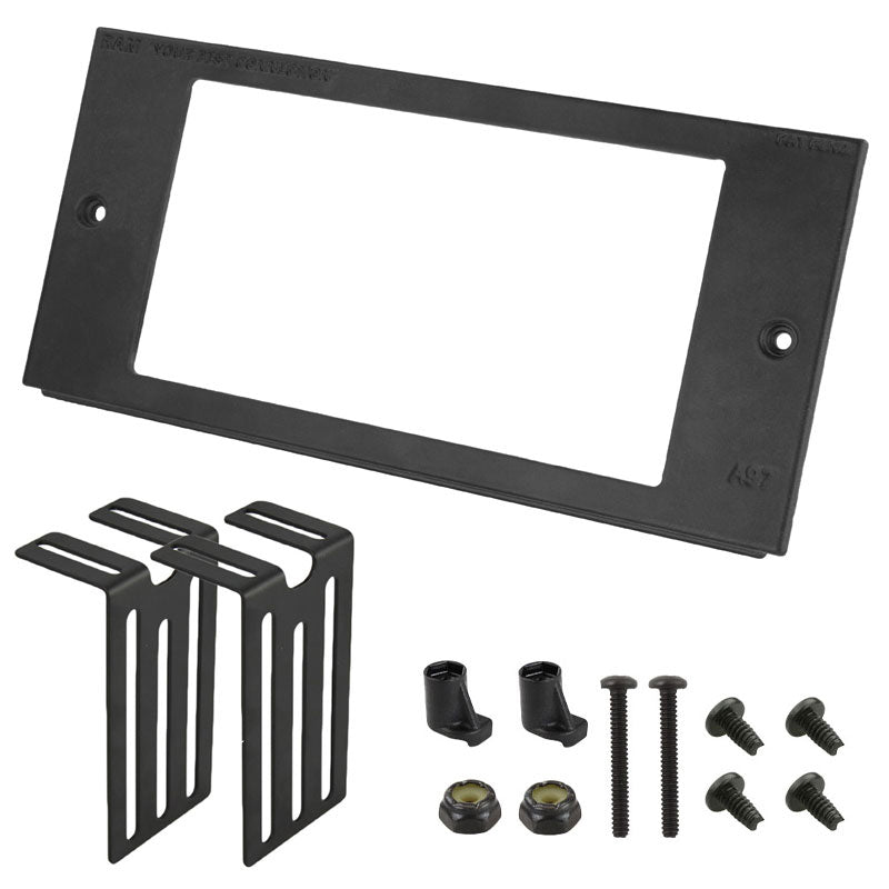 RAM tough box 4 aangepaste frontplaat voor 59 x 314 apparaten - RAM Mounts RAM-FP4-5900-3140