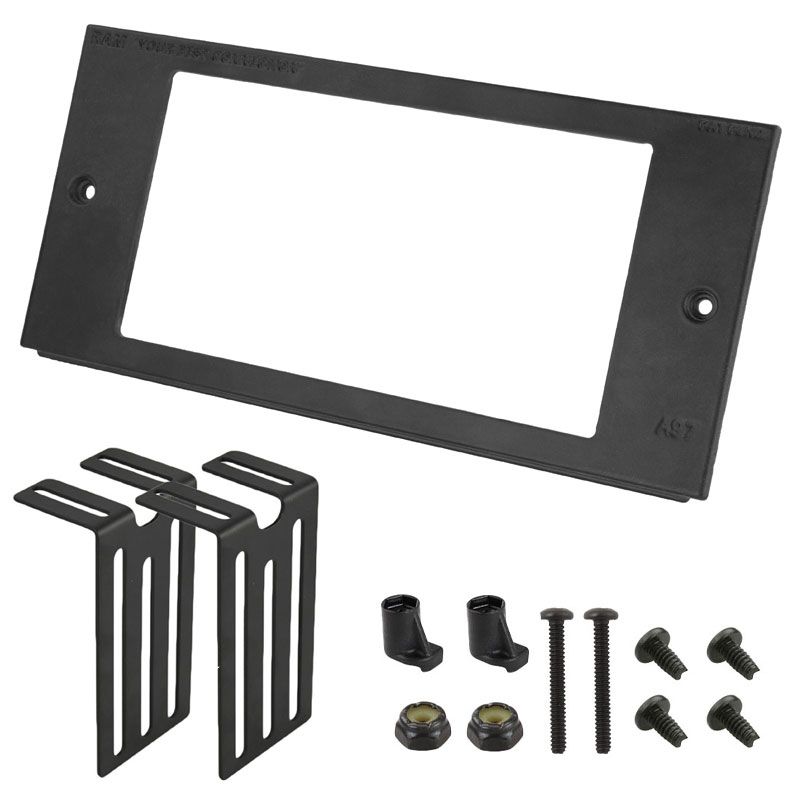 RAM Tough-Box™ 4" Aangepaste frontplaat voor 5,9" x 3,14" apparaten - RAM Mounts RAM-FP4-5900-3140 afbeelding 1