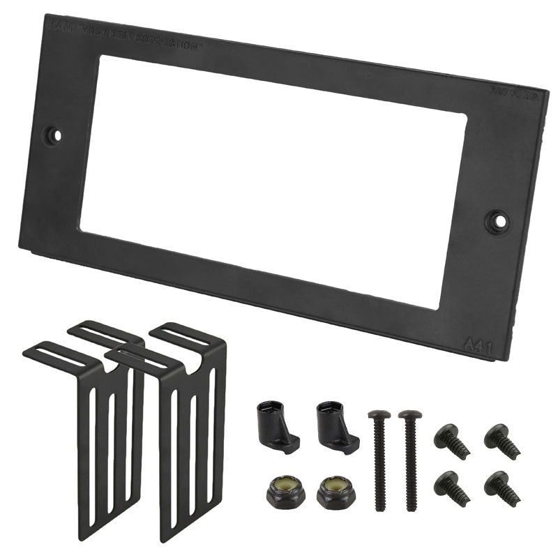 RAM Tough-Box™ 4" Aangepaste Frontplaat voor 6.13" x 2.75" Apparaten - RAM Mounts RAM-FP4-6130-2750 afbeelding 1