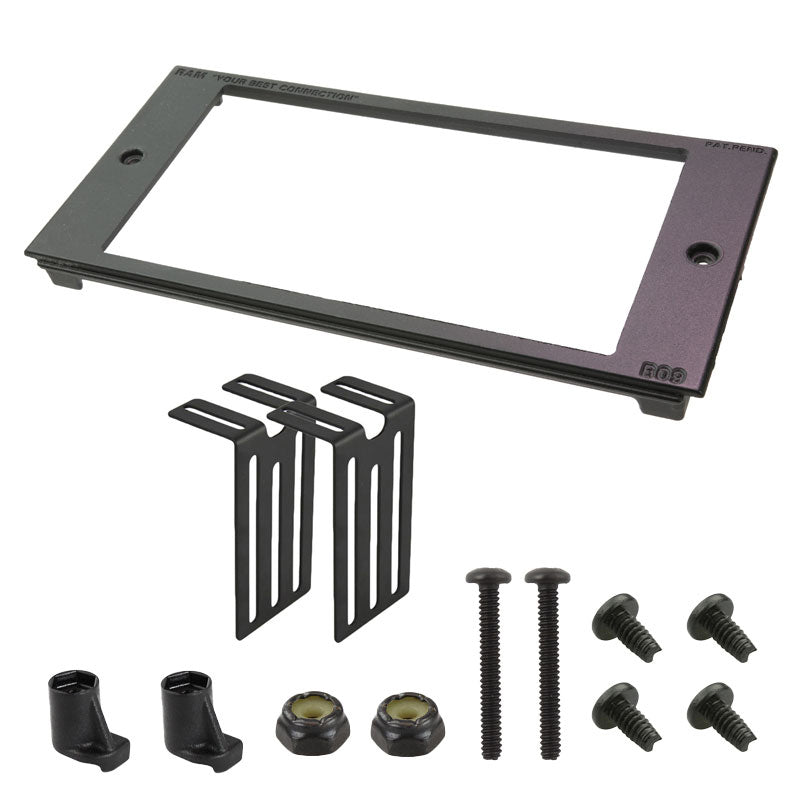 RAM tough box 4 aangepaste voorzijde voor 65 x 34 apparaten - RAM Mounts RAM-FP4-6500-3400