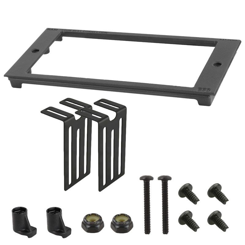 RAM Tough-Box™ 4" Aangepaste voorzijde voor 6,8" x 3,4" apparaten - RAM Mounts RAM-FP4-6800-3400 afbeelding 1