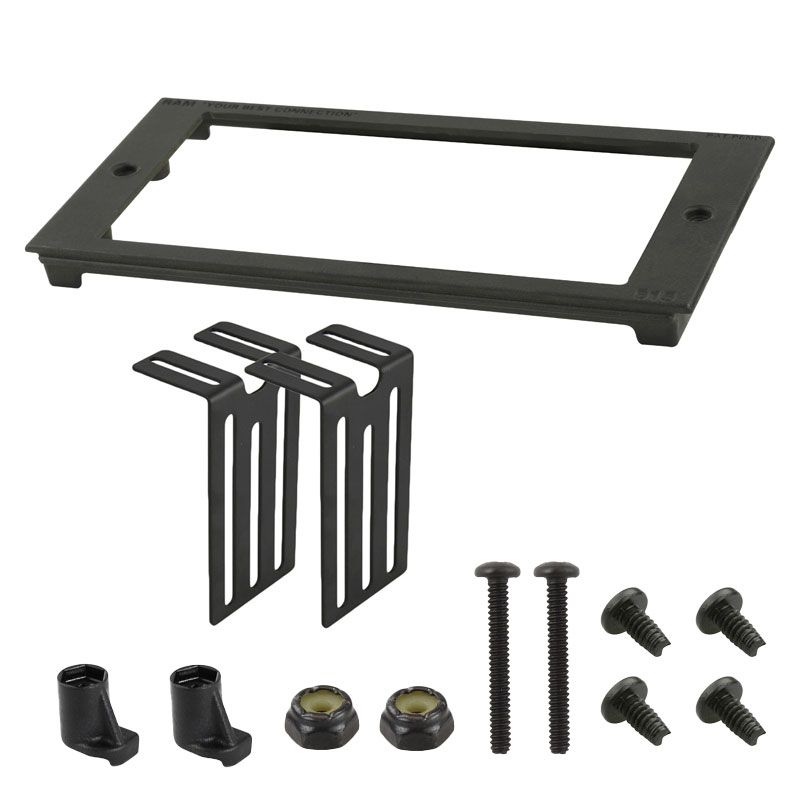 RAM Tough-Box™ 4" Aangepaste Frontplaat voor 6.81" x 3.26" Apparaten - RAM Mounts RAM-FP4-6810-3260 afbeelding 1