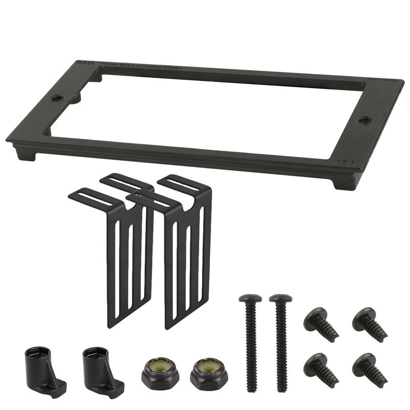 RAM tough box 4 aangepaste frontplaat voor 688 x 338 apparaten - RAM Mounts RAM-FP4-6880-3380