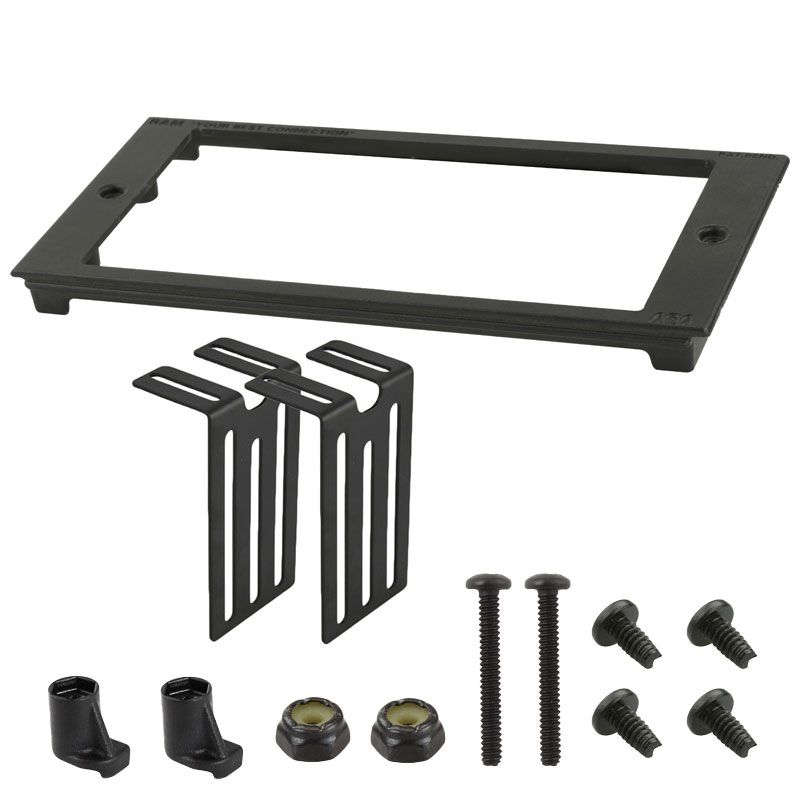 RAM Tough-Box™ 4" Aangepaste frontplaat voor 6,88" x 3,38" apparaten - RAM Mounts RAM-FP4-6880-3380 afbeelding 1