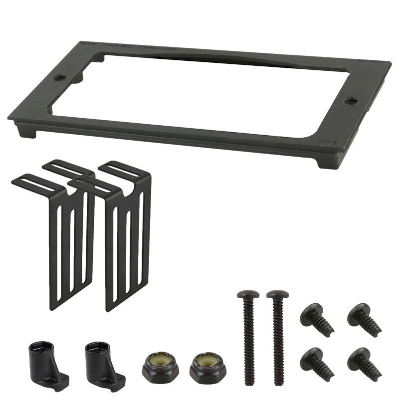 RAM Tough-Box™ 4" Aangepaste Frontplaat voor 6.93" x 3.48" Apparaten - RAM Mounts RAM-FP4-6930-3480 afbeelding 1