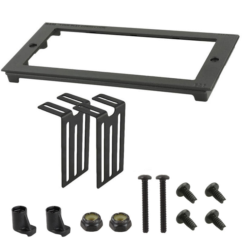 RAM tough box 4 aangepaste frontplaat voor 7 x 3 apparaten - RAM Mounts RAM-FP4-7000-3000