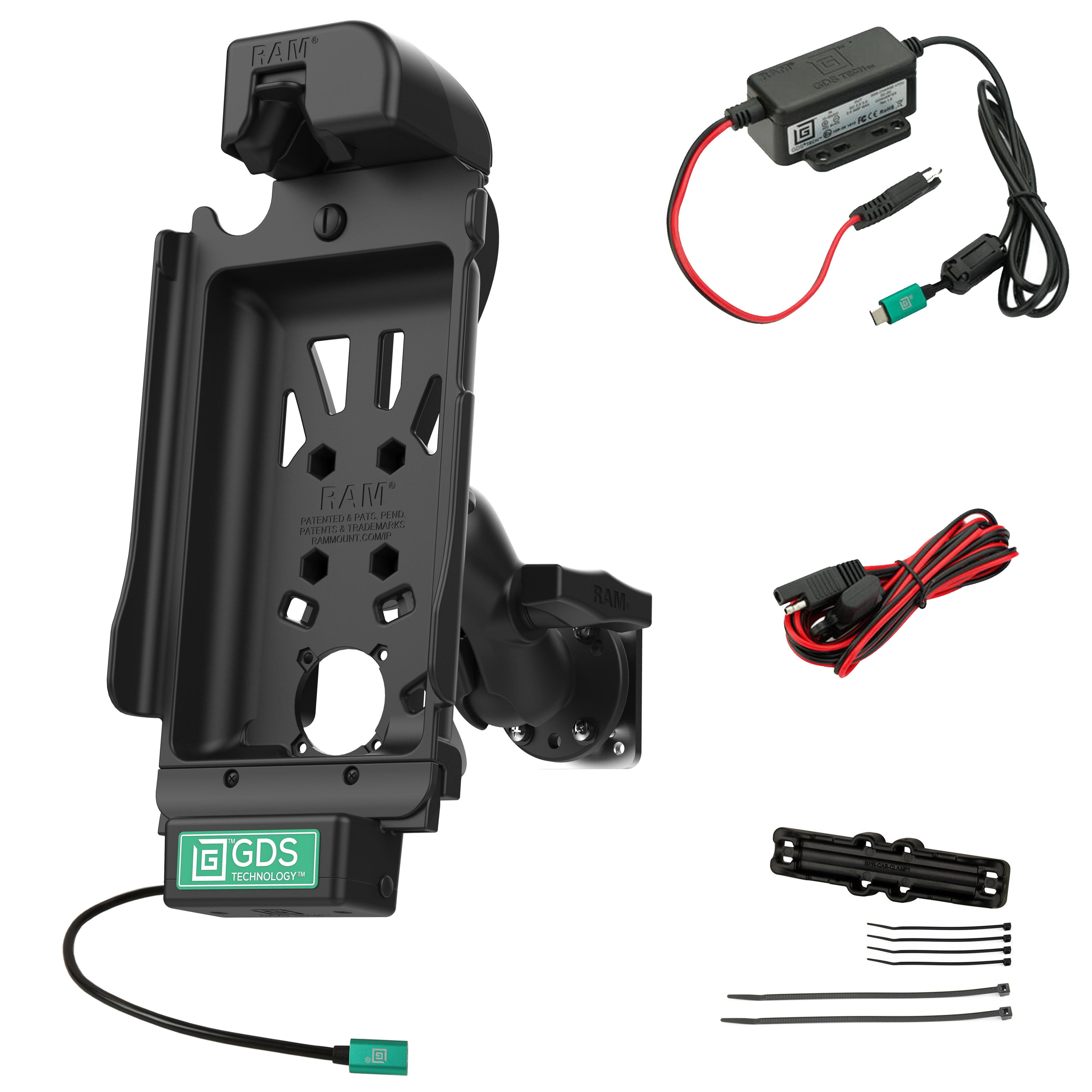GDS® Tough-Dock™ Voertuigbundel voor Samsung Tab A 8.0 (2019) - RAM Mounts RAM-GDS-101B2-SAM55CP-V7CU afbeelding 2