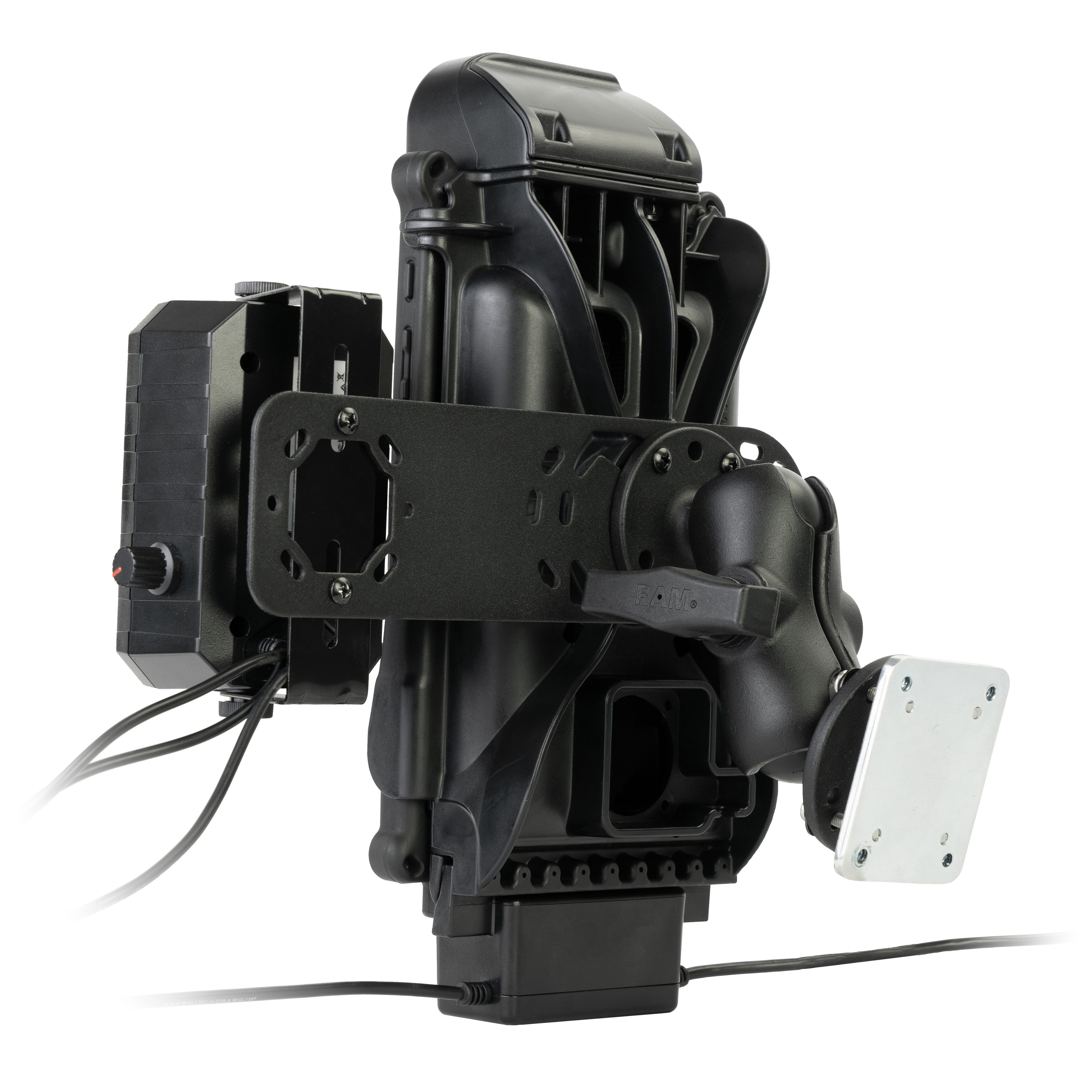 GDS® Tough-Dock™ Universele PTT Voertuigbundel voor Tab A7 Lite 8.7 - RAM Mounts RAM-GDS-101B2-SAM80-PTT1U afbeelding 2