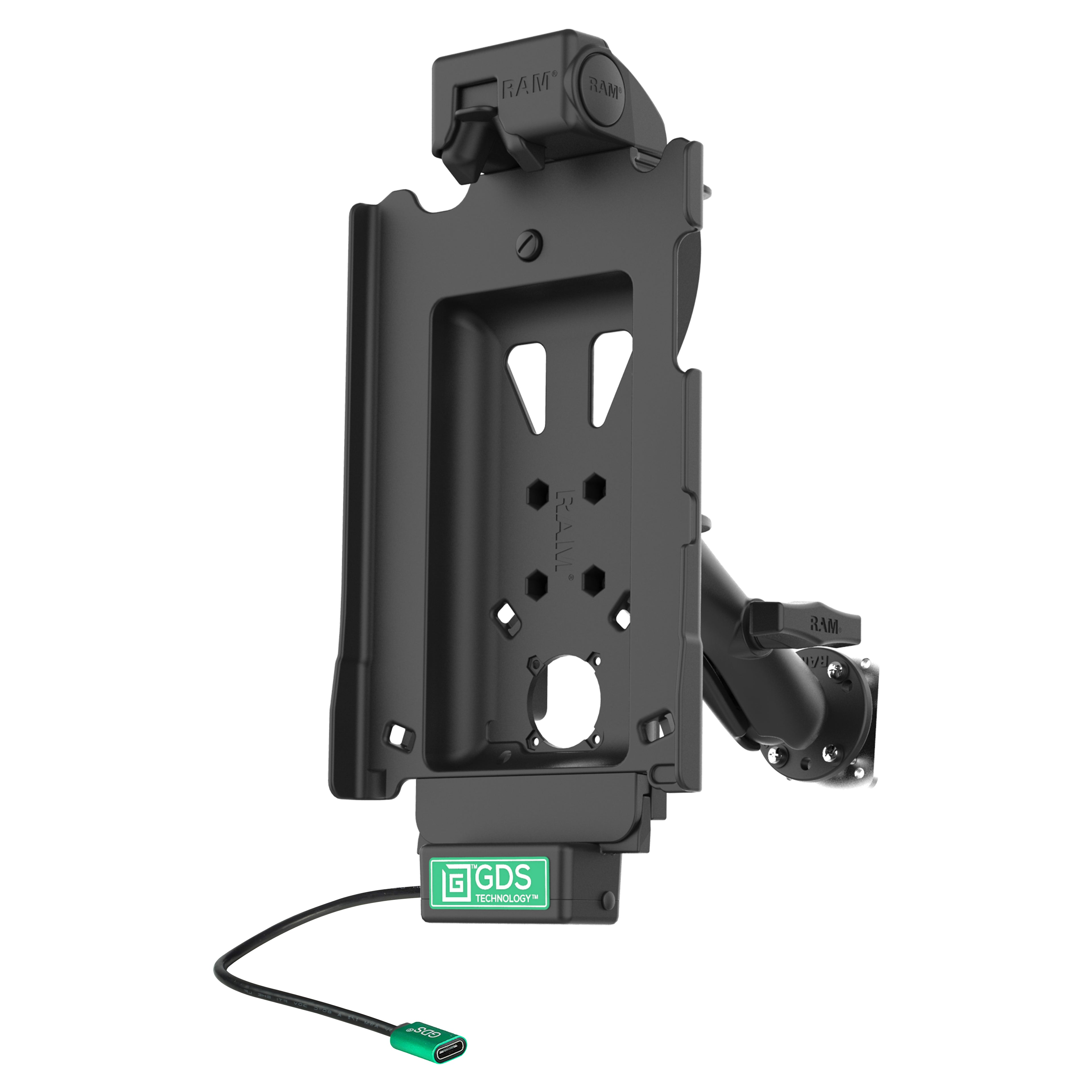 GDS® Tough-Dock™ Voertuigbundle voor Samsung Tab A9+ - RAM Mounts RAM-GDS-101B2-SAM88CP-V3CU afbeelding 2