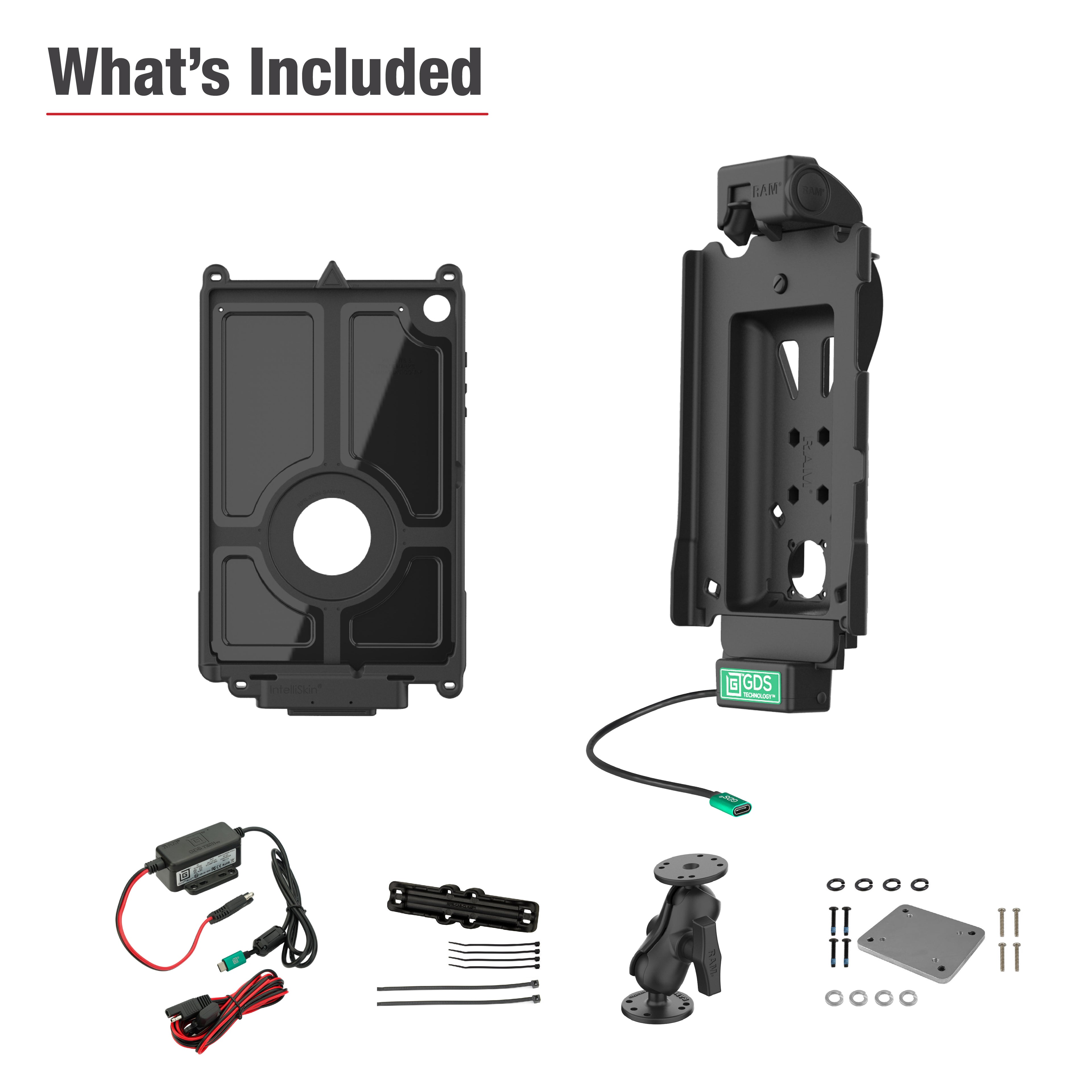 GDS® Tough-Dock™ Voertuigbundle voor Samsung Tab A9+ - RAM Mounts RAM-GDS-101B2-SAM88CP-V7CU afbeelding 4