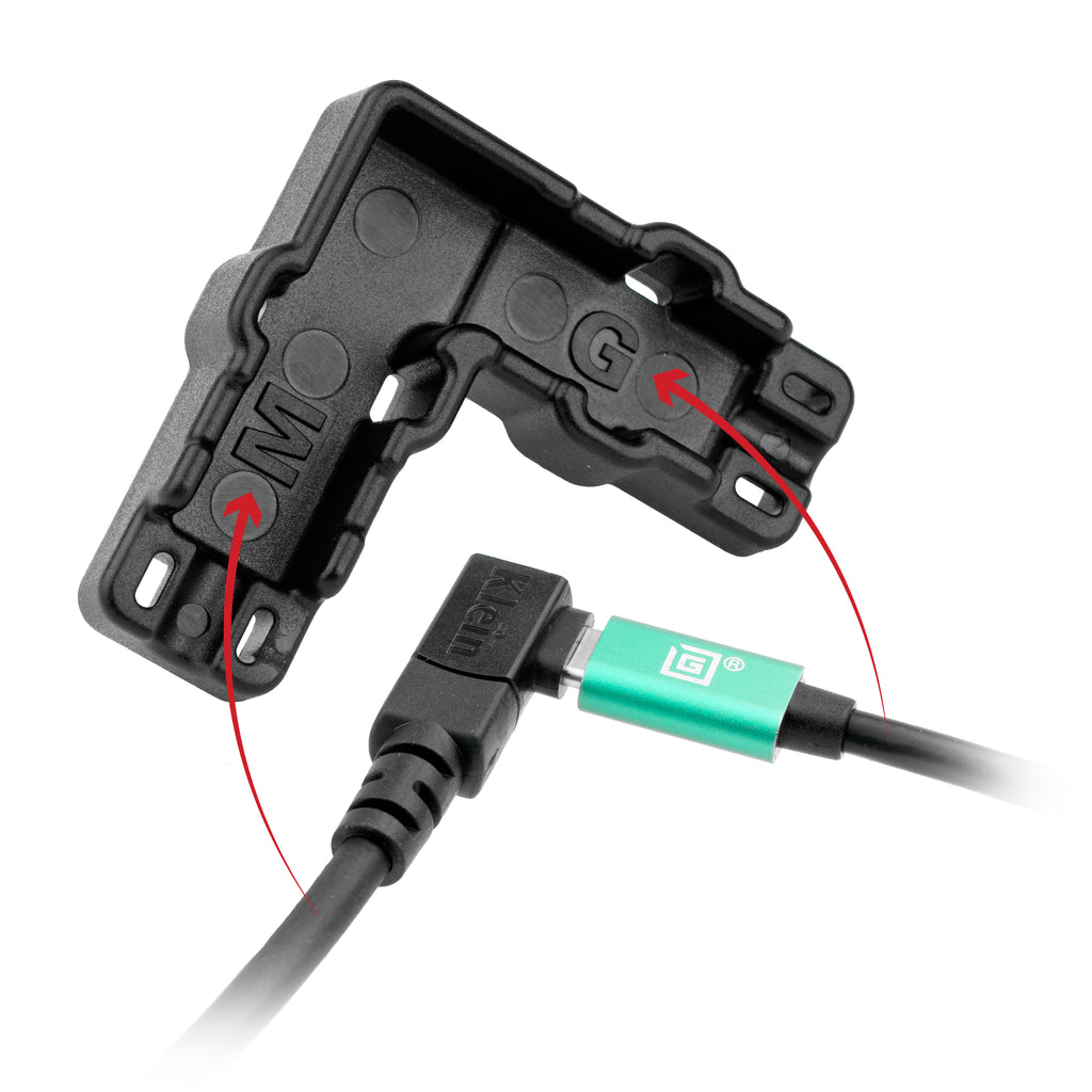 GDS® Kabelklem voor USB Type-C Klein PTT Mic Adapter - RAM Mounts RAM-GDS-CAB-CLAMP-KL1U afbeelding 3