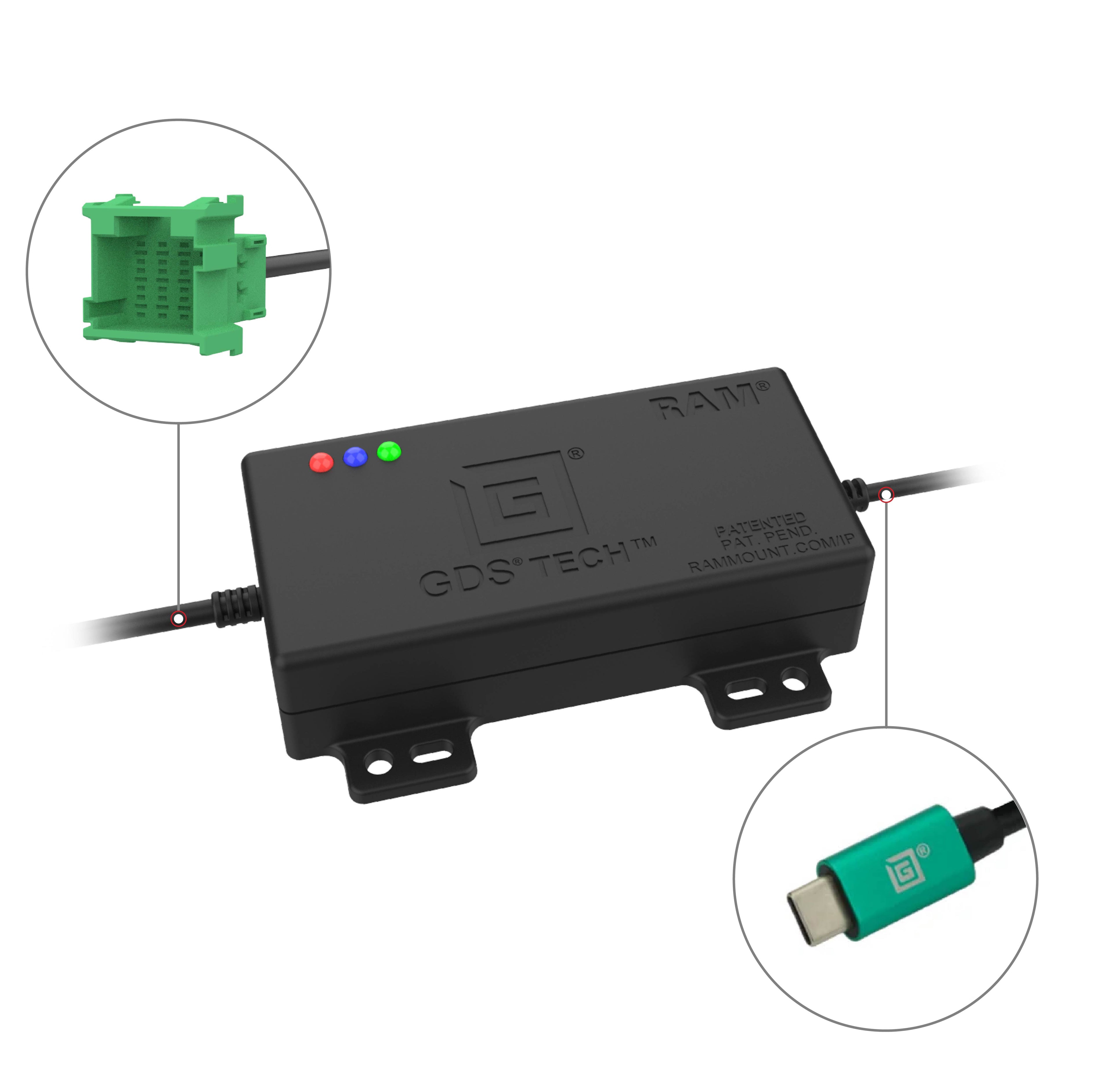 GDS® CAN Bus met FMS-aansluiting - RAM Mounts RAM-GDS-CAN-FMSU afbeelding 1