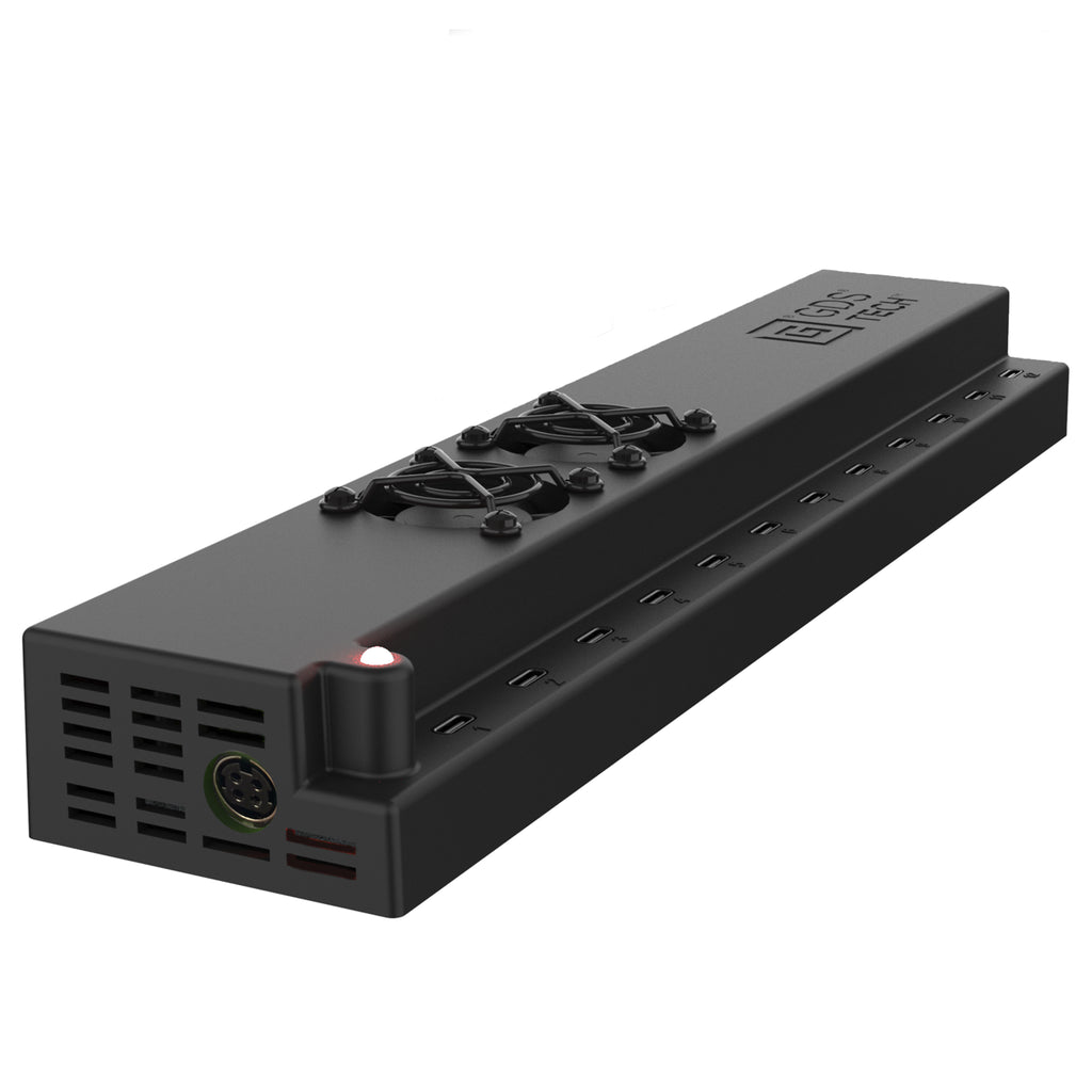 GDS 12 port 300w USB-C power delivery wandlader - RAM Mounts RAM-GDS-CHARGE-USBC-12