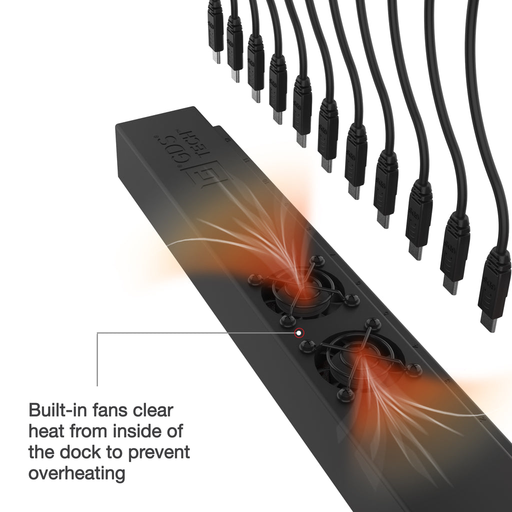 GDS® 12-Port 300W USB-C Power Delivery Wandlader - RAM Mounts RAM-GDS-CHARGE-USBC-12 afbeelding 3