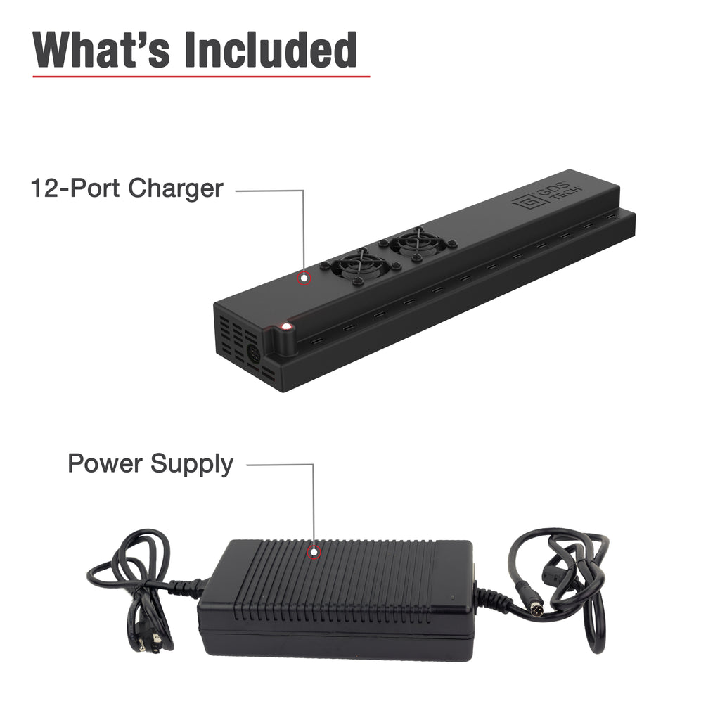 GDS® 12-Port 300W USB-C Power Delivery Wandlader - RAM Mounts RAM-GDS-CHARGE-USBC-12 afbeelding 4