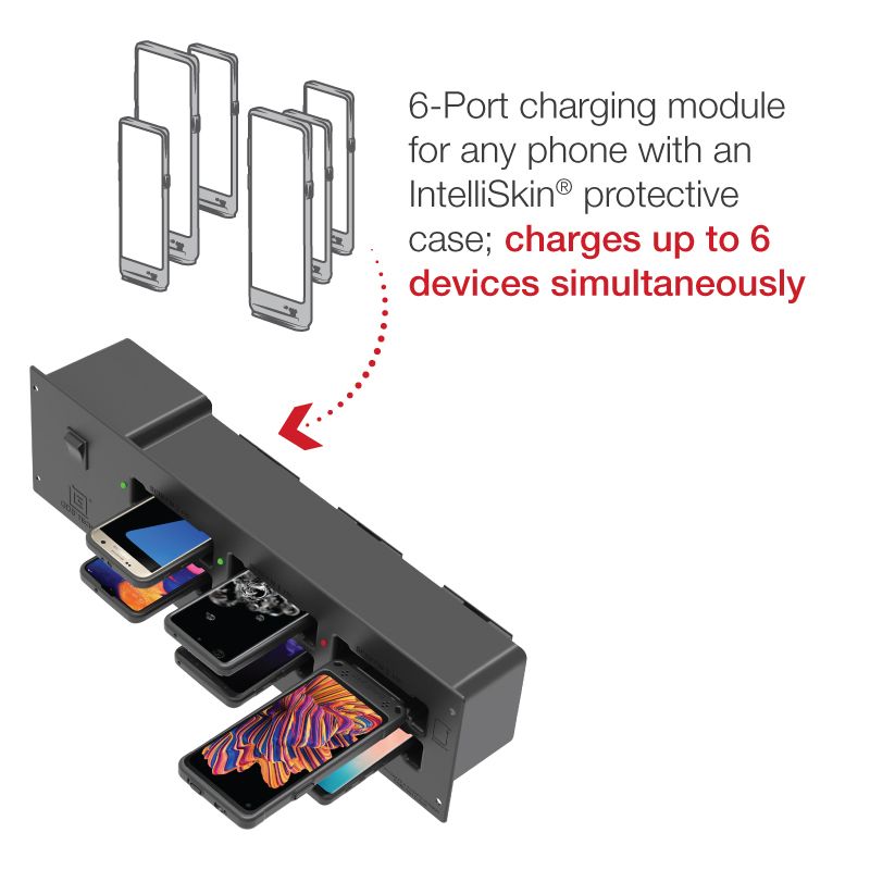 GDS® 6-poorts oplaadmodule voor IntelliSkin®-telefoons in kasten - RAM Mounts RAM-GDS-DOCK-6G10PU afbeelding 6