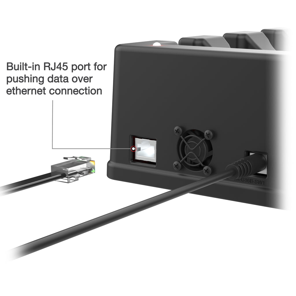 GDS® 6-Port Power + Enkele RJ45 Dock voor Tablets met IntelliSkin® - RAM Mounts RAM-GDS-DOCK-6G16-SW1 afbeelding 3