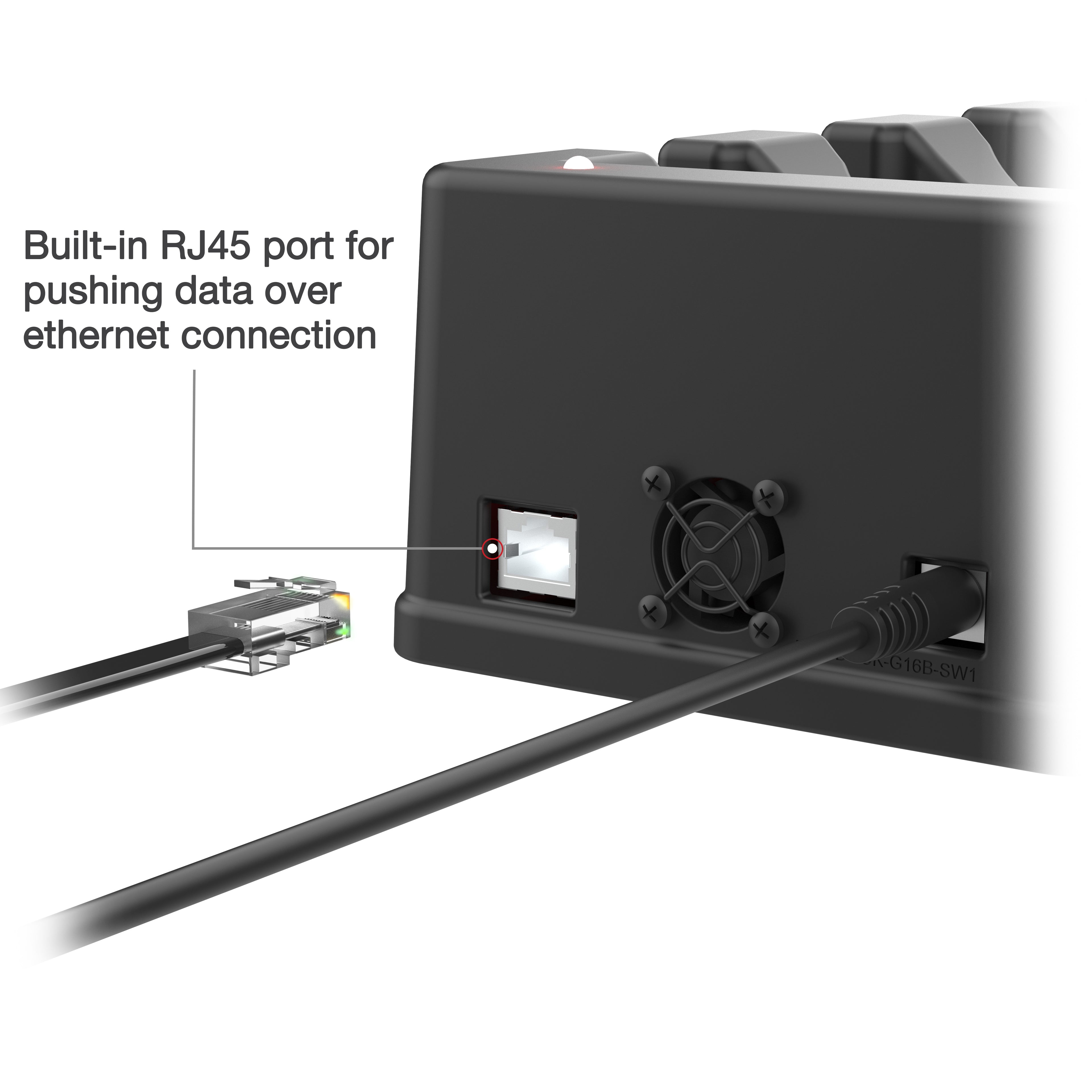 GDS® 6-Port Power + Enkele RJ45 Dock voor Tablets met IntelliSkin® - RAM Mounts RAM-GDS-DOCK-6G16-SW1 afbeelding 3