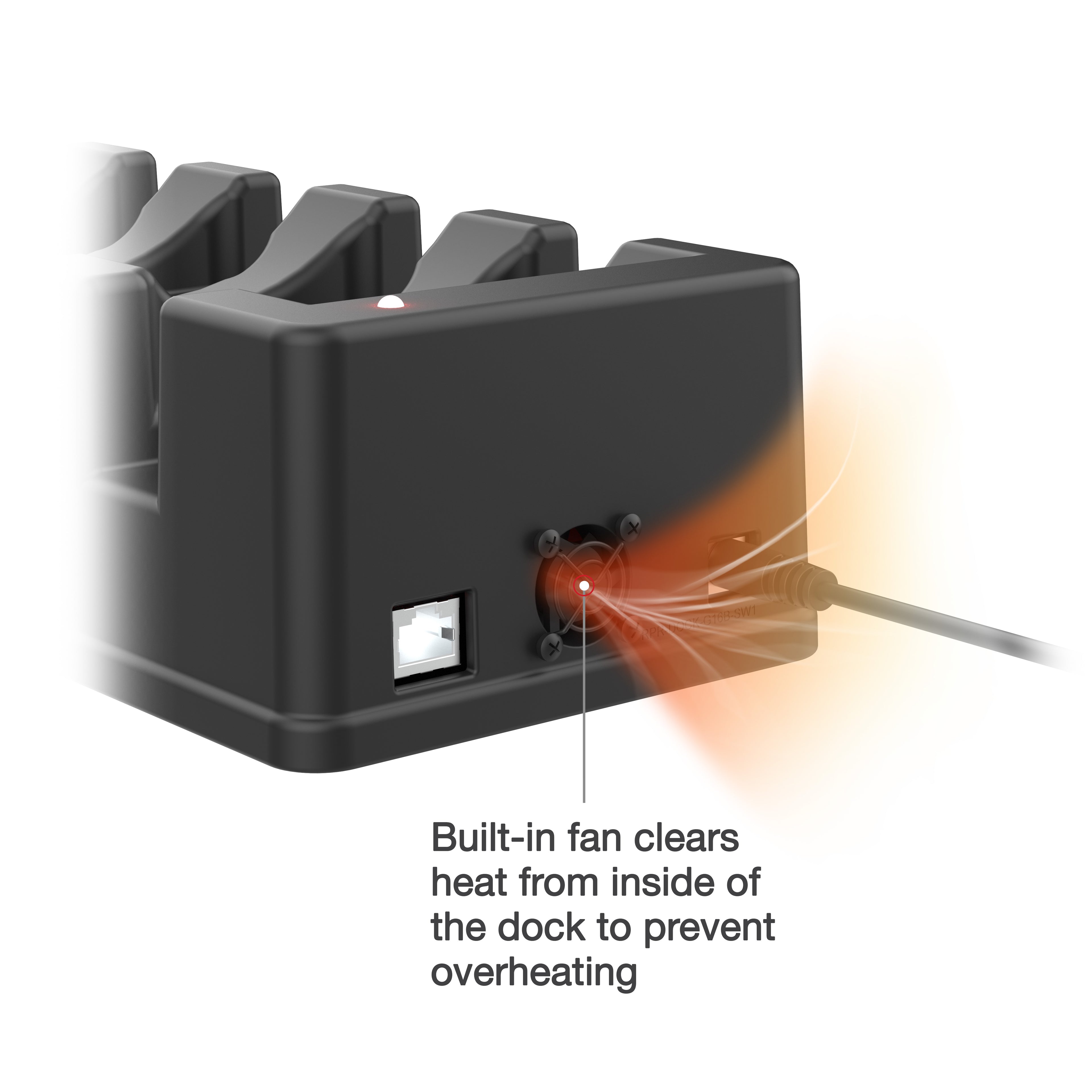 GDS® 6-Port Power + Enkele RJ45 Dock voor Tablets met IntelliSkin® - RAM Mounts RAM-GDS-DOCK-6G16-SW1 afbeelding 4