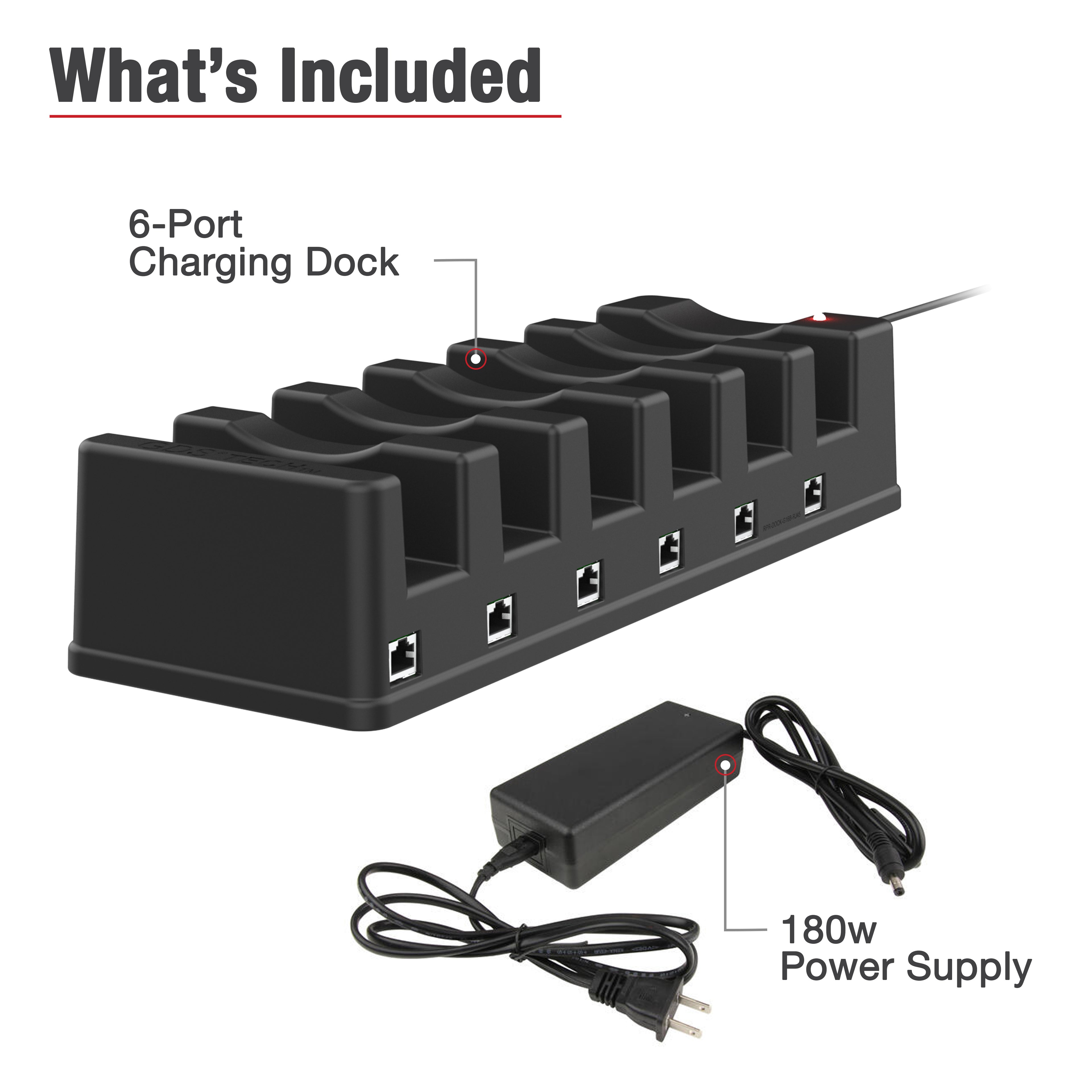 GDS 6-Port Power + 6-Port RJ45 Dock voor tablets met IntelliSkin - RAM Mounts RAM-GDS-DOCK-6G16P-RJ45 afbeelding 6