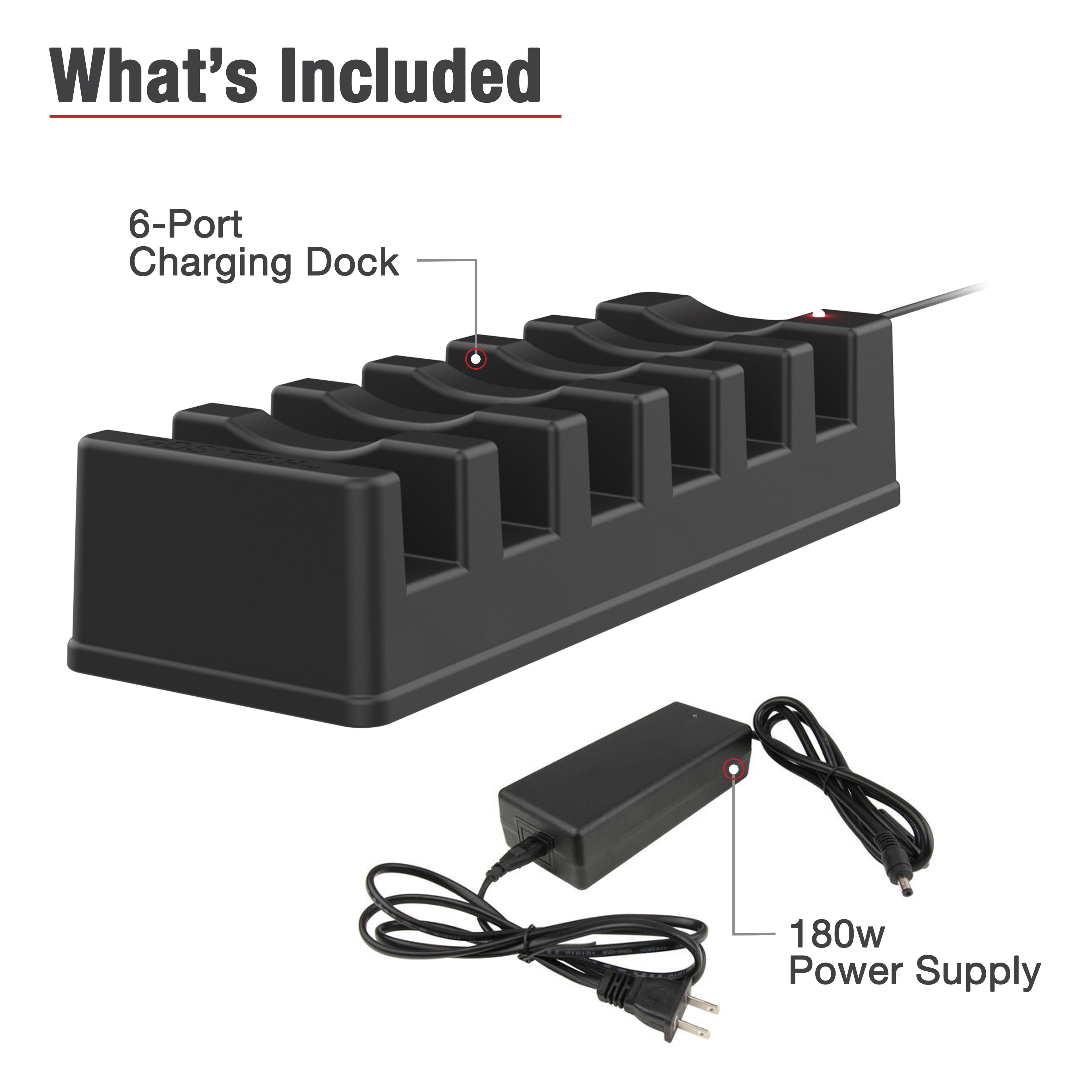GDS® 6-poorts aangedreven dock voor tablets met IntelliSkin® - RAM Mounts RAM-GDS-DOCK-6G16P afbeelding 4