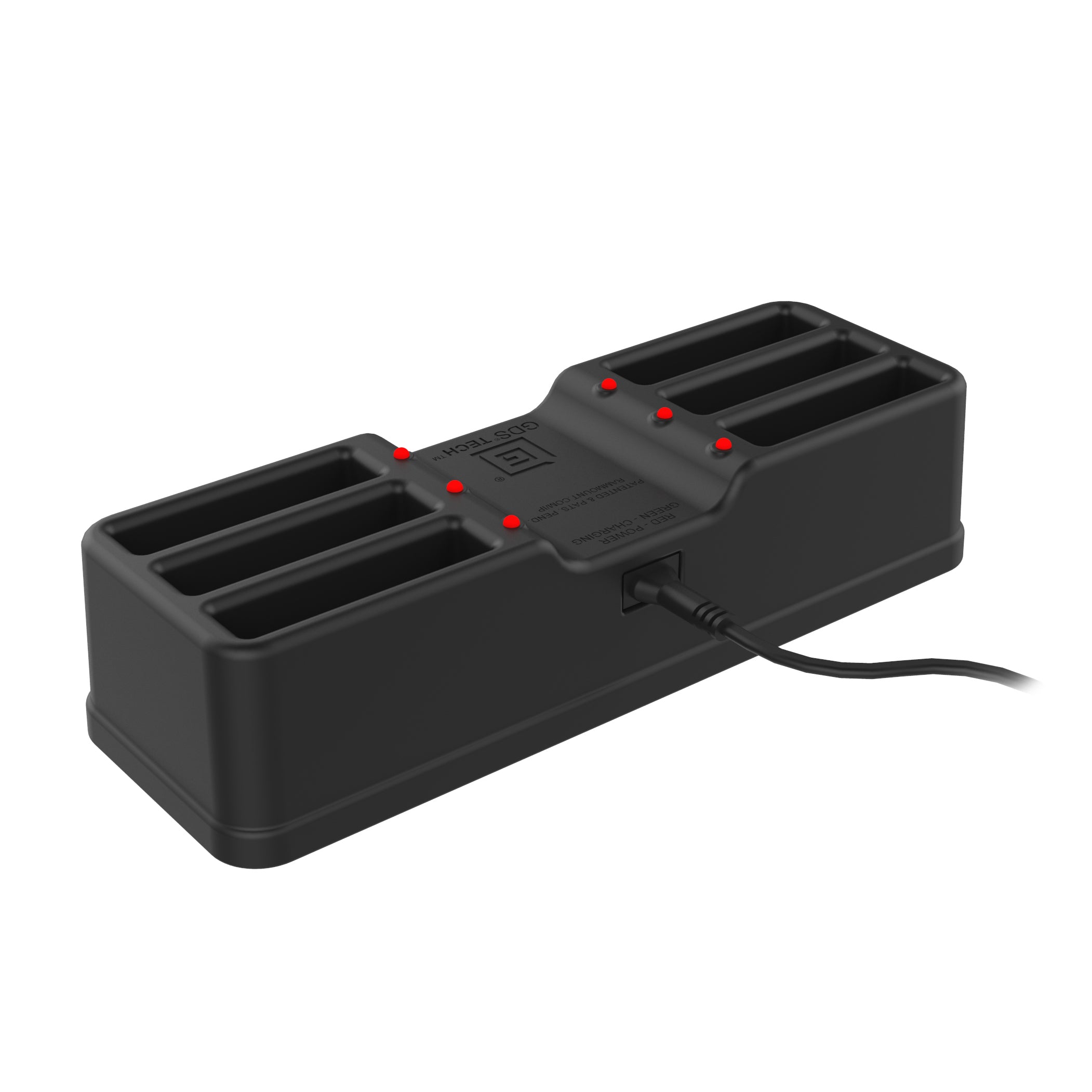 GDS 6 poorts desktop oplader voor telefoons met intelliskin - RAM Mounts RAM-GDS-DOCK-6G9PU