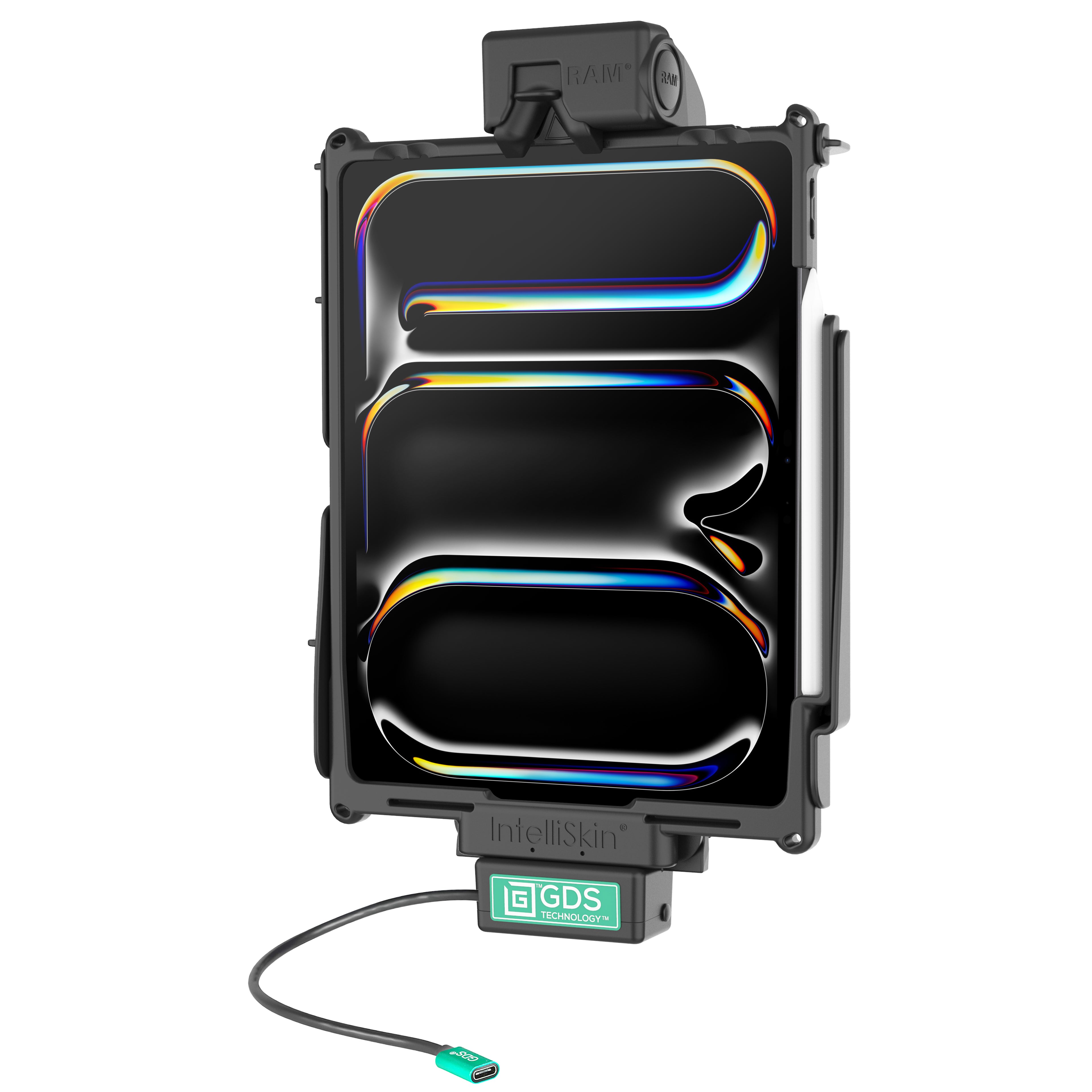 GDS tough dock voor iPad pro 129 3rd 6th gen pro 13 air 13 - RAM Mounts RAM-GDS-DOCK-AP37CPU