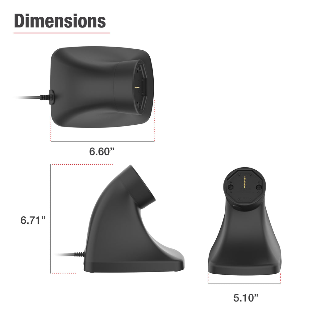 GDS® Uni-Conn™ Powered Kiosk Dock met USB-C - RAM Mounts RAM-GDS-DOCK-D10K-C afbeelding 4