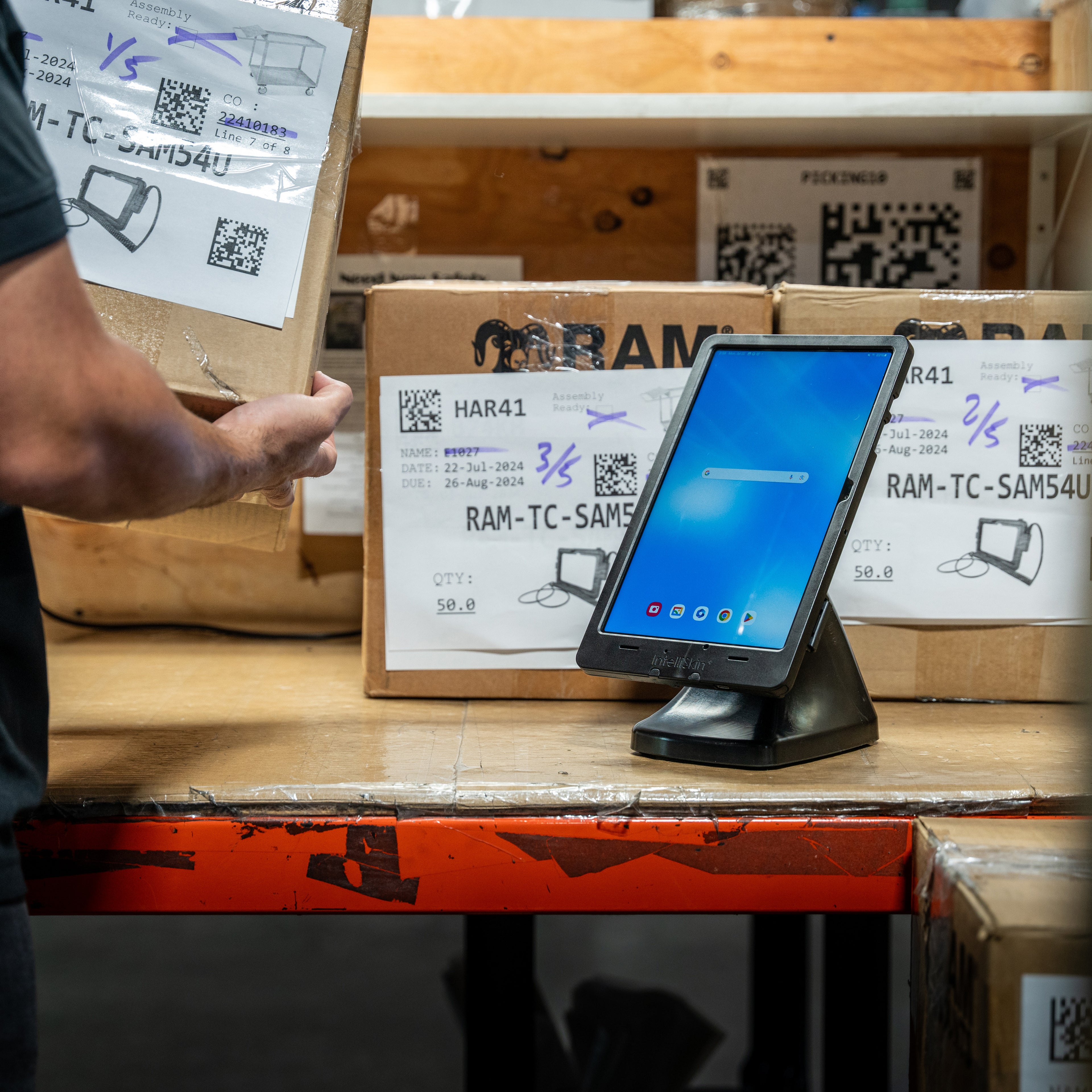 GDS® Uni-Conn™ Powered Kiosk Dock met USB-C - RAM Mounts RAM-GDS-DOCK-D10K-C afbeelding 5