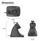 GDS® Uni-Conn™ Powered Snap-In Kiosk Dock met USB-C - RAM Mounts RAM-GDS-DOCK-D10K-U3-C afbeelding 4