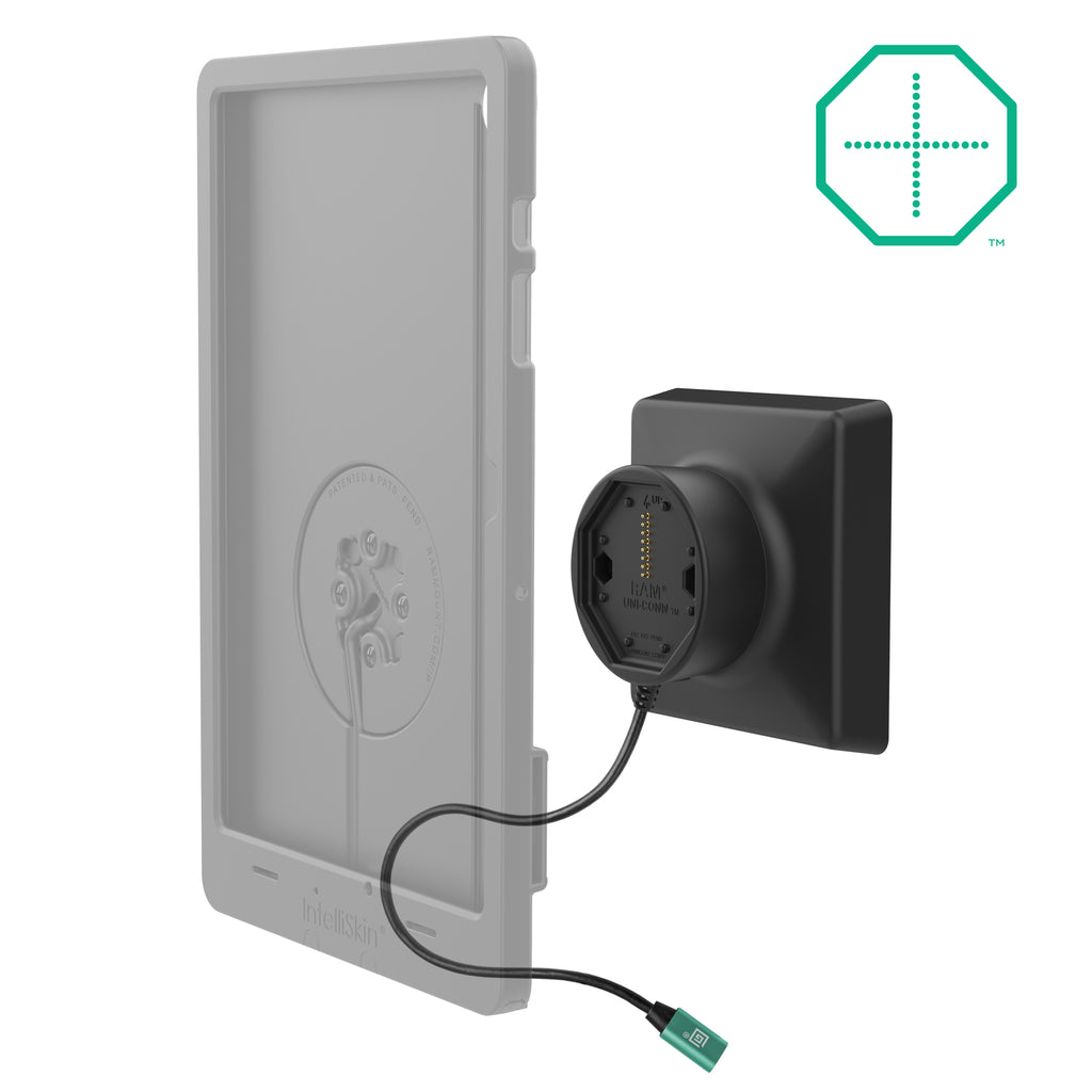 GDS® Uni-Conn™ Gegokt Lak met USB-C & VESA Adapter - RAM Mounts RAM-GDS-DOCK-D10V-C afbeelding 2